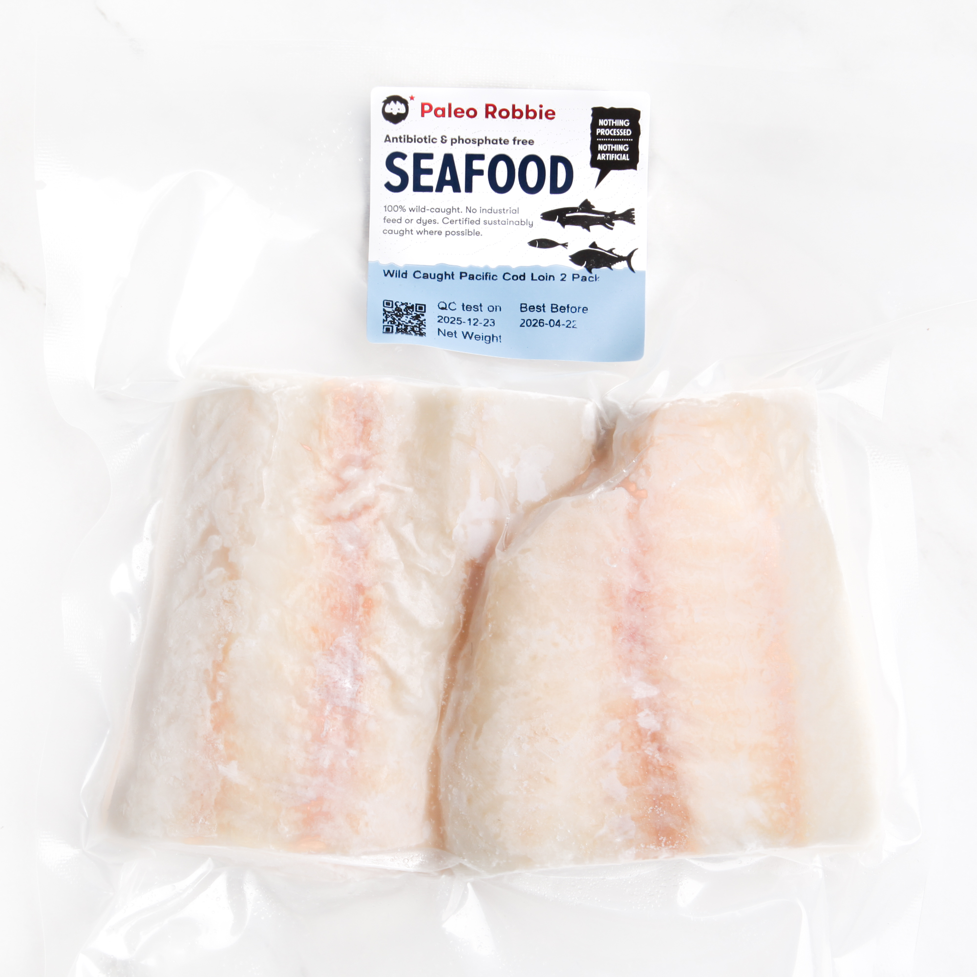 Wild Caught Pacific Cod Loin 2 Pack